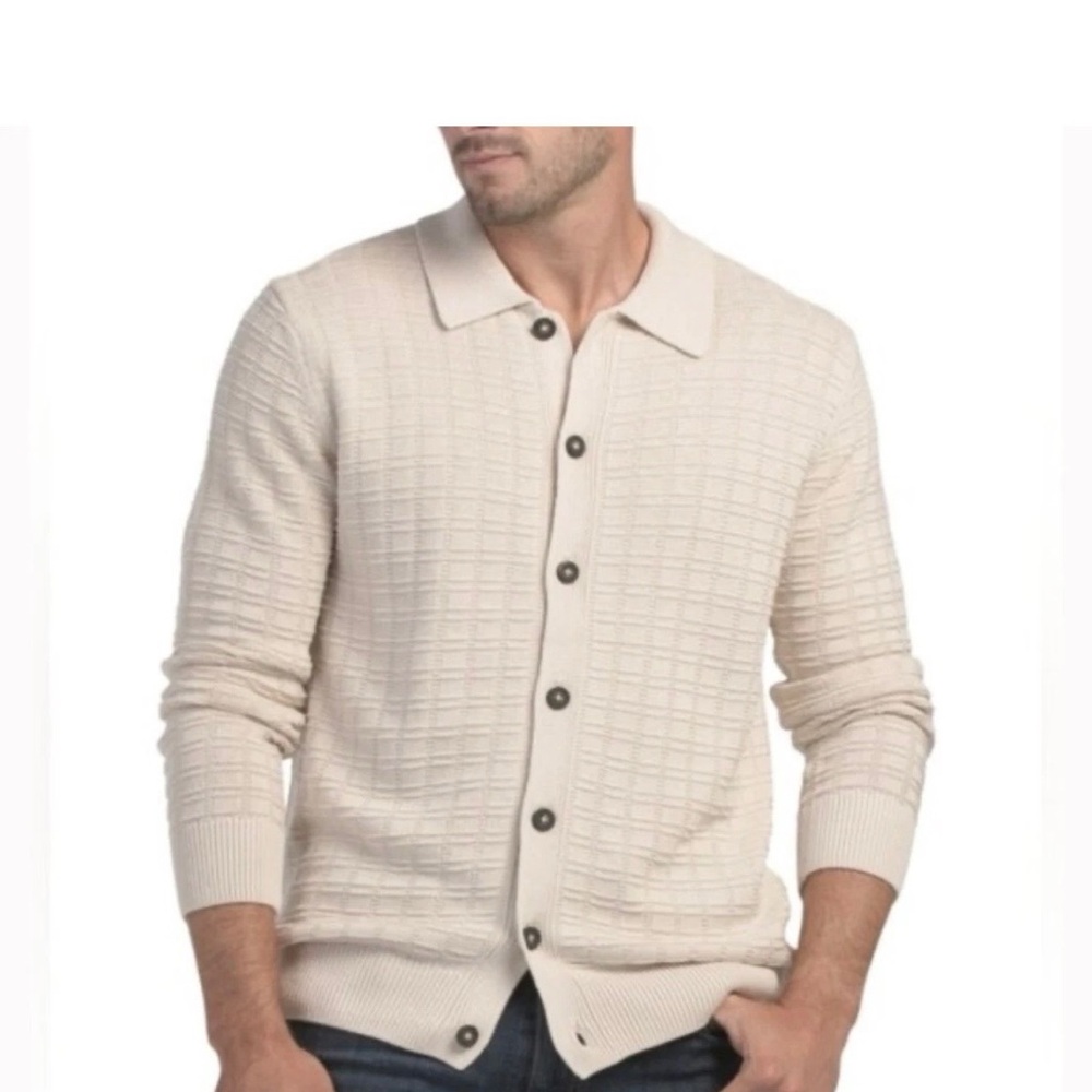 Christian Lacroix Cream Cardigan Sweater